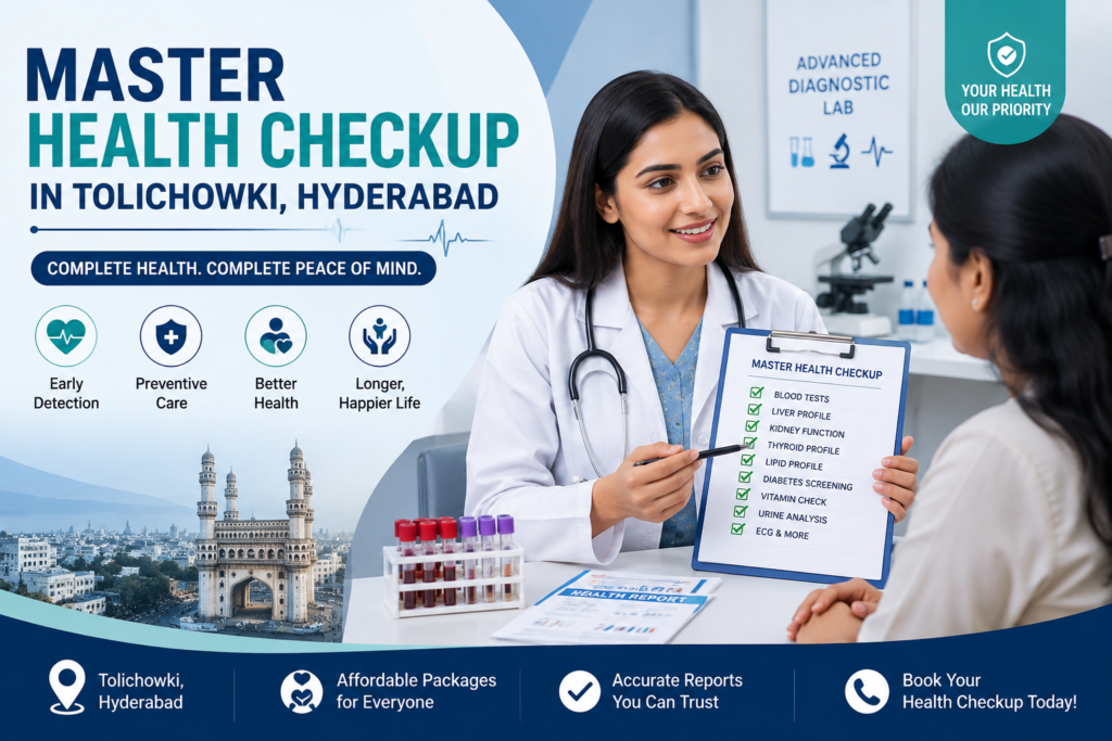 Master Health Checkup in Tolichowki, Hyderabad