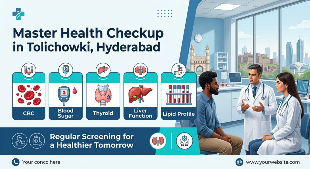 Master Health Checkup in Tolichowki, Hyderabad